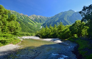 信州 上高地の夏景色