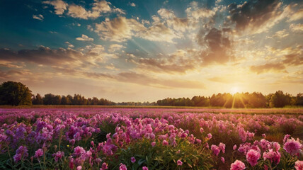 Fototapeta premium beautiful natural scenery background