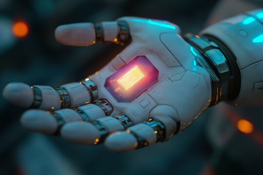 Robot Hand Interacting with Advanced Digital Interface