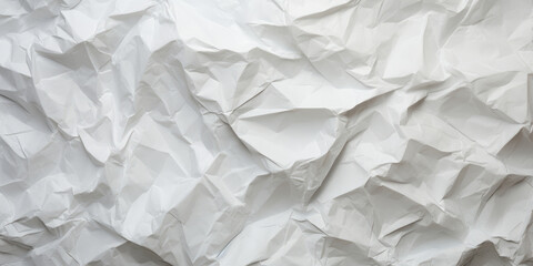 Obraz premium Crumpled white paper texture