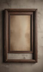Rustic metal frame with aged photo, wall decor  ,  vintage home decor,  metallic frame,  memory