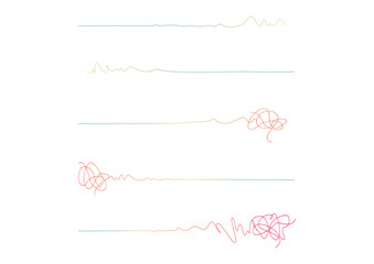 vector abstract tangled lines