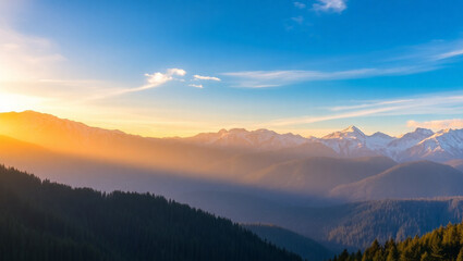 Fototapeta premium Beautiful summer landscape with a river and a tree in the foreground
