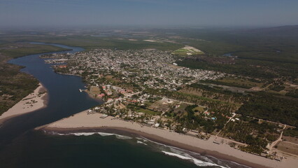 Eclipse en san blas nayarit mexico
