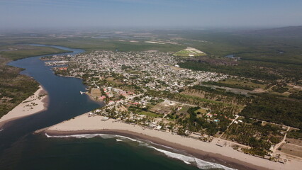 Eclipse en san blas nayarit mexico