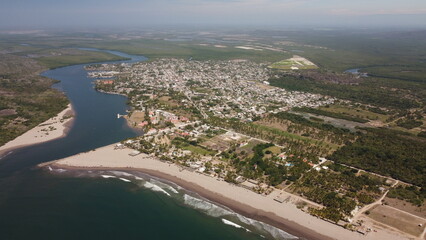 Eclipse en san blas nayarit mexico