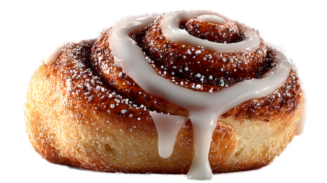 Delicious Homemade Cinnamon Roll with Creamy Glaze