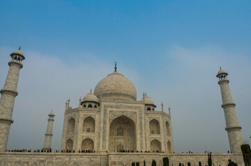 Taj Mahal in Agra Uttar Pradesh is a top tourism attraction of India and is a Mausoleum of Love