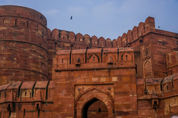 Agra fort or red fort is a fortress and top attraction in Agra