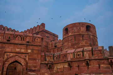 Agra fort or red fort is a fortress and top attraction in Agra