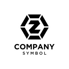 Obraz premium Unique Letter Z Monogram Logo, suitable for any business with initials Z