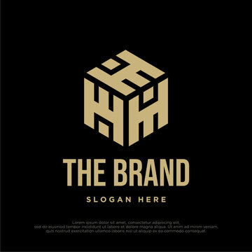 Unique Letter HHH Monogram Logo, suitable for any business with initials HHH