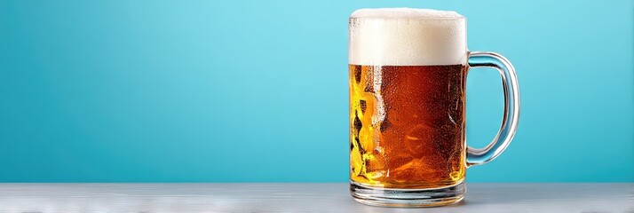 oktoberfest beer stein isolated on solid background 