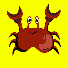  Krab – ilustracja wektorowa © Laura