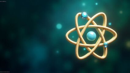 Atomic Structure in Space: A Visual Representation of Quantum Physics