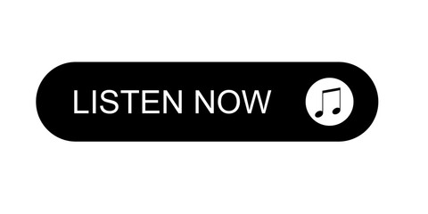 Buttons for web, listen now buttons interactive elements for siteweb and app