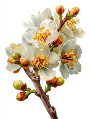 Zoomed-in image of vibrant flowers from the frankincense tree, showcasing the unique Boswellia socotrana species.