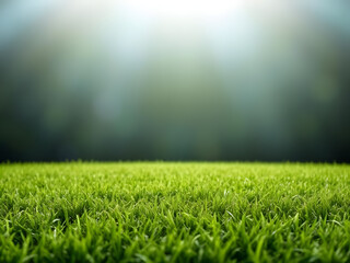 Naklejka premium A seamless grassy background, filled with fresh green blades of grass. Natural and vibrant, perfect for nature-themed designs or outdoor scenes.