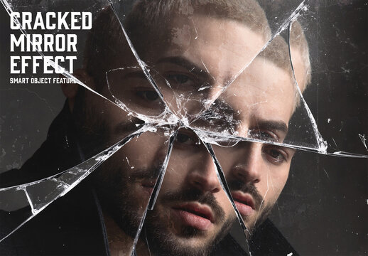 Cracked Mirror Effect