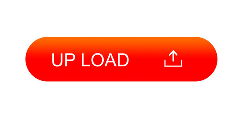Buttons for web, up load buttons interactive elements for siteweb and app