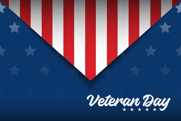 Fototapeta premium background of the American flag Veterans Day
