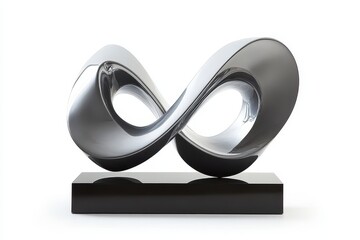 Abstract Infinity Symbol Sculpture (1)