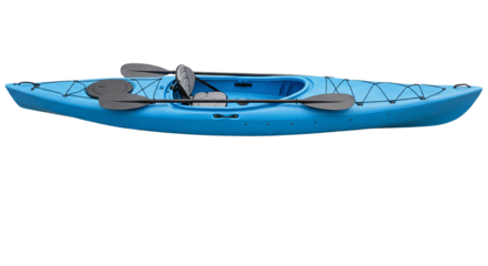 Blue Kayak: Sit-on-Top, Recreation, Fishing, Paddle