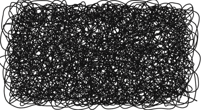 Abstract Black and White Scribble Texture Background Image