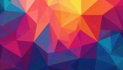 Obraz premium Abstract geometric shapes in vibrant colors create a dynamic pattern Perfect for backgrounds and design projects , background, colorful pattern