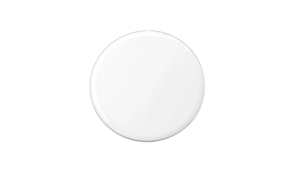 A Single Blank White Button On A Transparent Background Perfect For Adding Your Own Design Or Text