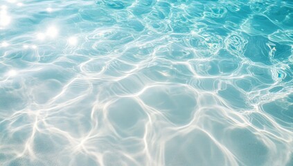 Fototapeta premium Sparkling, sun-drenched water surface