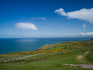 Llandudno, Wales, United Kingdom, 5th May2025, view from Great Orme looking North