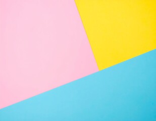 Abstract Pastel Pink, Yellow, and Blue Color Background