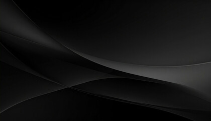 Dark abstract background with smooth curves creating a sophisticated, elegant composition