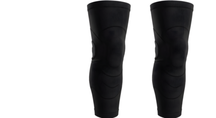 Protective knee pads designed for sports activities, showcasing flexibility and comfort, set against a neutral background