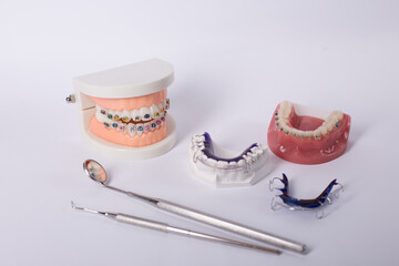 Orthodontic tools, brace, bracket system, tooth