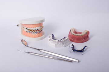 Orthodontic tools, brace, bracket system, tooth