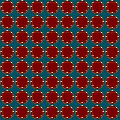 Classic Ottoman geometric pattern with traditional Islamic art and elegant design texture