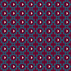Classic Ottoman geometric pattern with traditional Islamic art and elegant design texture