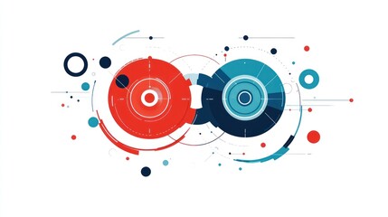 Obraz premium Abstract geometric design (1)