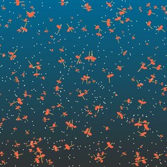 Abstract Japanese ornament with traditional texture and minimal artistic cultural design