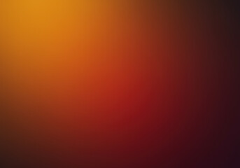 Yellow and red abstract shapes on black background.