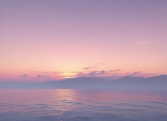 Fuzzy pastel sunset, soft pink, blue, yellow gradient,  gradient,  illustration,  spring