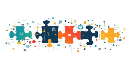 Connected puzzle pieces (1)