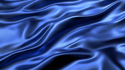 Obraz premium Stunning Blue Silk Fabric Texture blue background