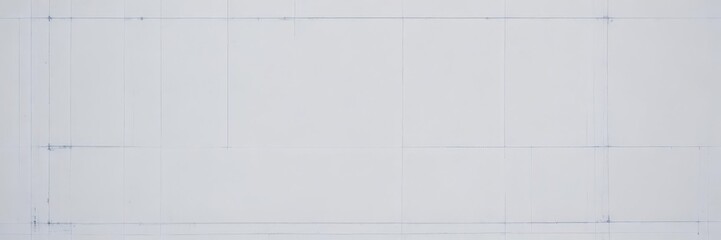 Fototapeta premium Faint blue blueprint pattern on pure white Minimalist technical backdrop , technical background, minimal background