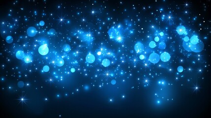 Obraz premium Stunning Blue Lights Background Design blue background