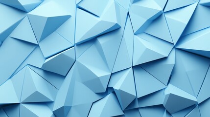 Obraz premium Abstract Blue Geometric Wall Design blue background