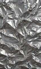 Abstract silver foil, crumpled metallic texture,  metallic background,  abstract,  texture