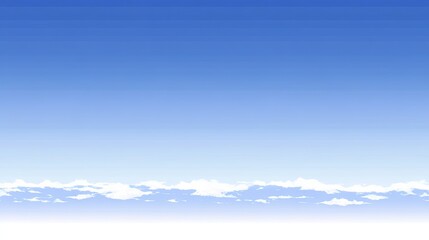 Fototapeta premium Stunning Blue Sky with Fluffy Clouds blue background